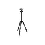 Manfrotto Element Traveller Small 5-Section Aluminum Tripod with Ball Head, Black