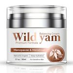 Wild Yam Cream, Wild Yam Cream Organic for All Skin Types, Wild Yam Cream Hormone Balancing for Menopause & Menstrual Support for Women