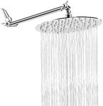 Rain Shower Head with 11'' Adjustab