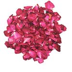 100 Gram Natural Dried Rose Petals Romantic Night Wedding Event Party Decoration in Bulk Flower Petals for Bath Foot Bath Wedding Decoration Sachets DIY Crafts Accessories
