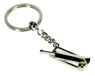 Cricket Keyring with Stumps Bat & Ball Design - Gift Boxed *New*