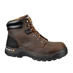 Carhartt Women's Rugged Flex 6-inch Comp Toe Work Boot, Brown, 8.5