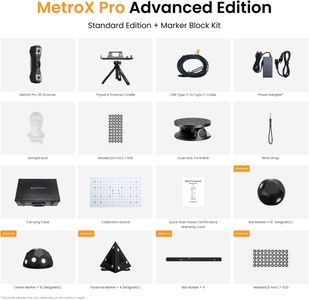 Revopoint MetroX Pro Handheld 3D Scanner – Blue Laser, 0.01mm Precision, Full Color