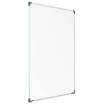 Scholar Art® Metis Ceramic Steel (Magnetic) Porcelain Enameled Whiteboard for Office, Presentation & School | Lightweight Aluminium Frame & Heavy-Duty Particle Board (PB) Core | 4x4 Feet (120x120 cm)