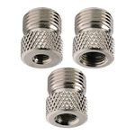 HUBEST 3 Set Of Airbrush Hose Adaptor Fitting 1/8" Male to Badger Paasche Aztec Airbrush