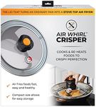 Air Whirl Crisper Air Fryer Lid for Pots & Pans- Fits 10 to 12 Inch Pots and Pans, Works on Stovetop- Includes Air Whirl Lid & Expandable Tray