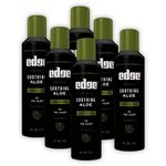 Edge Shave Gel for Men Soothing Aloe - 7 Ounce (Pack of 6)