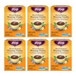 Yogi Tea Rich & Robust Morning Vitality (Pack 6) - 96 Tea Bags - Contains caffeine - Supports Energy - Inlcudes Roasted Chicory, Cinnamon, Ginger & More