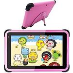 Kids Tablet 7 inch Android 11 Tablets for Kids, 32GB ROM IPS HD Display Toddler Tablet with WiFi Dual Camera Childrens Tablet, Parental Control Learning Tablet,WiFi Tablet for Girls (Pink)