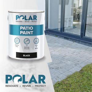 Polar Patio Paint Light Grey 5L – Outdoor Concrete & Stone Floor Coating, UV Resistant