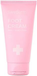 swederm Foot Cream 75 ml - Foot Care Cream - Care for Dry Feet - for Cracked Heels with 0.6% Salicylic Acid - Foot Cream Very Dry Feet - Softening and Smoothing Foot Care Made in Sweden