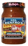 Mrs. Renfro's Ghost Pepper Salsa, Salsa for Dips, Appetizers and Entrees, Gluten Free, No Added Sugar, Non-GMO, 473 ml