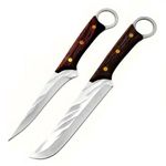 Captoola Professional Forged Boning Knife Meat Cleaver Fishing Knife Butcher Knife Sashimi Knife Stainless Steel Kitchen Knife Slicing Fillet Knife Eviscerate Fish Graver for Kitchen(Pack of 2)