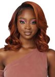 Outre Synthetic Perfect Hairline Hd Lace Front Wig - Jeannie (Color:RUBY ESPRESSO)