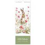 Calendar 2025 - Wall Calendar 2025, 12 Month to View Wall Calendar 2025 with Different Lovely Animal Illusions, Jan. 2025 - Dec.2025, Sturdy Hanging Hook, 14.7 * 42 CM