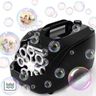 Bubble Machine Automatic Bubble Blower, 5000+ Bubbles Per Minute with 2 Speeds, 8 Wands Bubble Maker for Kids and Toddler, Summer Toys for Outdoor Indoor Party Birthday (Black)