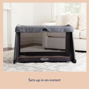Graco FoldLite LX Travel Cot – Lightweight Portable Baby Bed
