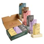 Crate 61, Vegan Natural Bar Soap, Handmade Soap With Premium Essential Oils, Cold Pressed Face And Body Bar Soap For Men And Women 6 Pack (Dry Skin)