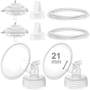 Maymom Parti Della Pompa Compatibili Con Spectra S2 Spectra S1 Spectra 9 Plus Tiralatte, Flangia (21 Mm) Protezione Contro Il Riflusso Del Tubo Della Valvola.