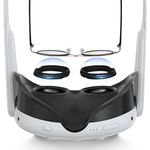 Hibloks Glasses Spacer for Oculus Quest 3, Prevent Myopia Glasses And VR Lenses From Scratching Each Other. VR Lens Protection Accessories With Magnetic Frame And Silicone Anti-Scratch Ring