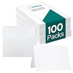 XXINMOH 100 Pack White Blank Cards 