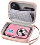 Boobowl Digital Camera Bag for VOXPAN Digital Camera for Beginners 8X Digital Zoom HD Digital Camera Camera 21MP 1080P HD 2.7 Inch Photo Compact Camera Small Storage Box Only, Pink-gold, Kids Backpack