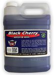 Detail King Black Cherry Car Wash Soap with Wax - Car Wash Shampoo - Glossy Finish - Gallon