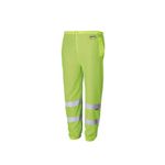 Pioneer Reflective Safety Pants – High Visibility Lightweight Mesh Work Pants for Construction, Traffic – Hi Vis Yellow/Green, Large/X-Large