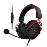 HyperX Cloud Alpha Wired Over Ear Headphones with Mic (Red)