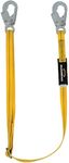 Guardian Fall Protection 01280 AWL4-6 Adjustable Non-Shock Absorbing Lanyard from 4-Feet to 6-Feet , Yellow