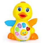 Kiditos Flapping Dancing Duck Sings, Dances, Light Up Infant Learning Musical Toy for Toddlers Boys & Girls 12-24 Months