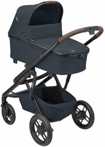 Maxi-Cosi Lila XP Plus – Geländegängiger Kinderwagen ab Geburt, 0–4 Jahre, inklusive geräumiger Babywanne mit extra gepolsterter Matratze und Relax-Funktion, Essential Graphite