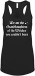 Witches You coudn't Burn Medium Black Womens Racerback Tank Top