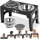 Jovrun Elevated Dog Bowls, Dog Feed