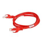 C2G/Cables to Go 31381 Cat6 Snagless Unshielded (UTP) Network Crossover Patch Cable, Red (5 Feet/1.52 Meters)