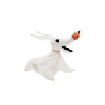 Disney Store Official Zero Small Soft Toy, The Nightmare Before Christmas, 24cm/9”, Character Ghost Figure with Embroidered Details, Suitable for Ages 0+