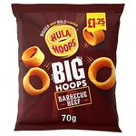 Hula Hoops Big Hoops Potato Rings 20x70g £1.25 PMP (BBQ Beef)