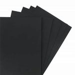 CANVASS Pack of 10 Bright A4 Size Multicolored Stiff Felt Sheet 1mm Thick for Craft (20cm*30cm) (A4 Size, Black)