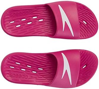 Speedo Women's Slides | Pool Sliders | Beach Footwear, Vegas Pink , 5 UK