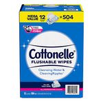 Cottonelle Flushable Wipes (504 Count)