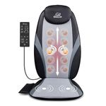 Snailax Shiatsu Massager with Heating, Gel - Deep Massage Knot Kneading Massage, Massage Cushion for Home Chair