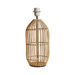 MiniSun Contemporary Large Natural Rattan Cylinder Table Lamp Base