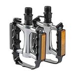 Hycline Bike Pedal,Bicycle Pedal Sets, 9/16'' Non-Slip Aluminum Replacement Pedals for Road/Mountain BMX MTB Bike