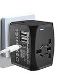 Universal Travel Adapter with 2USB 