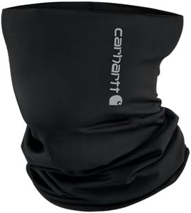 Carhartt unisex-adult Force All-season Neck Gaiter, Black, One Size