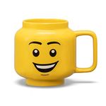 LEGO Ceramic Mug Large - Happy Boy - 530 ml | Perfect Mug Gifts for Men Mugs for Kids and Women Unique Cup for All Ages Dishwasher Safe