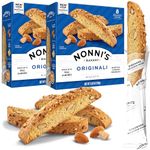 NONNI'S Biscotti Originali 5.52 Oz. Box of 8 Individually Wrapped Biscotti (2 Pack)