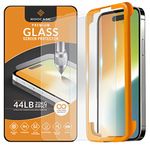 rooCASE Glass Screen Protector for Apple iPhone 14 Pro, (6.1 Inch), Case Friendly Tempered Glass Front Cover Protection with Alignment Frame, Pack of 3