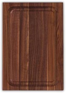 John Boos Boos Block Professional Collection Large Reversible Wood BBQ Cutting Board with Juice Groove, 1.5-Inch Thickness, 18" x 12" x 1 1/2", Walnut