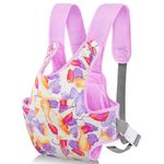 Aolso Baby Doll Carrier, Doll Carrier Soft Cotton, Front and Back Carrying with Adjustable Straps for Baby, 14" to 18" Doll Carrier Seat for Baby Born, Carrier Doll Accessories for Kids (Purple)